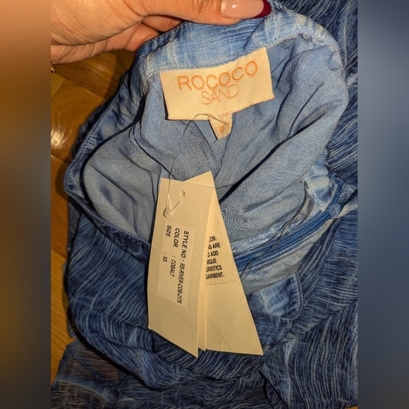 17. NWT ROCOCO SAND LONG SKIRT IN COBALT - Picture 7 of 7